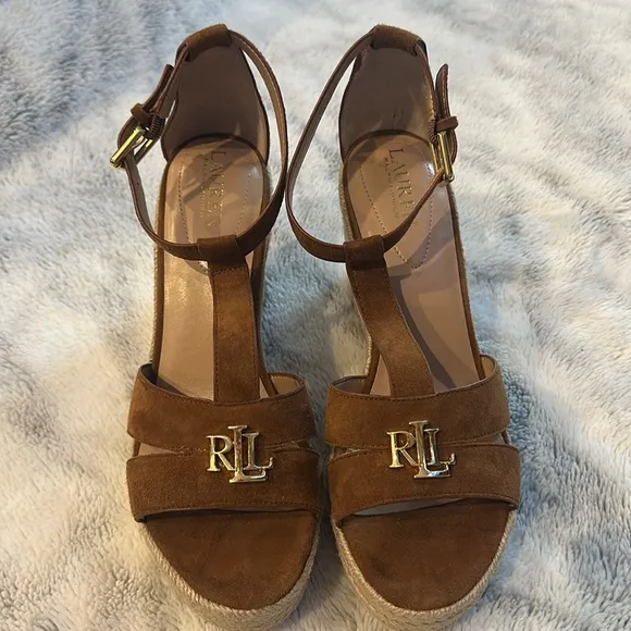 Lauren Ralph Lauren Hale open toe wedge sandals
