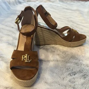 Lauren Ralph Lauren Hale open toe wedge sandals