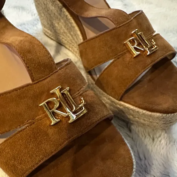 Lauren Ralph Lauren Hale open toe wedge sandals