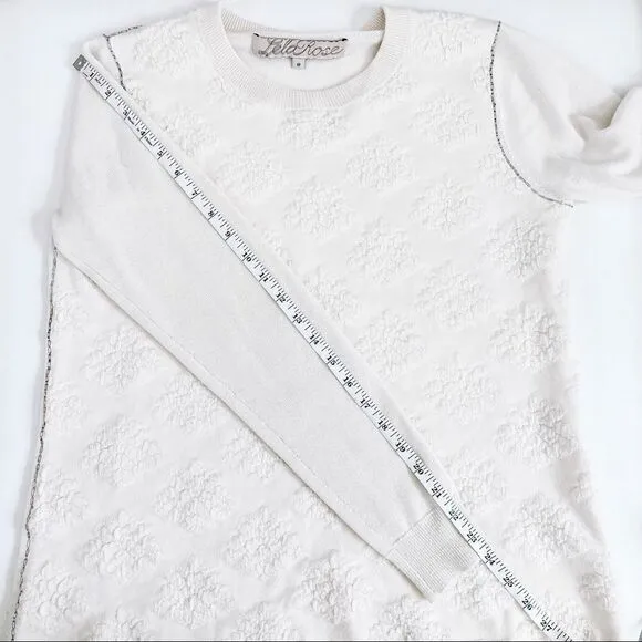 Lela Rose Textured Cashmere Sweater