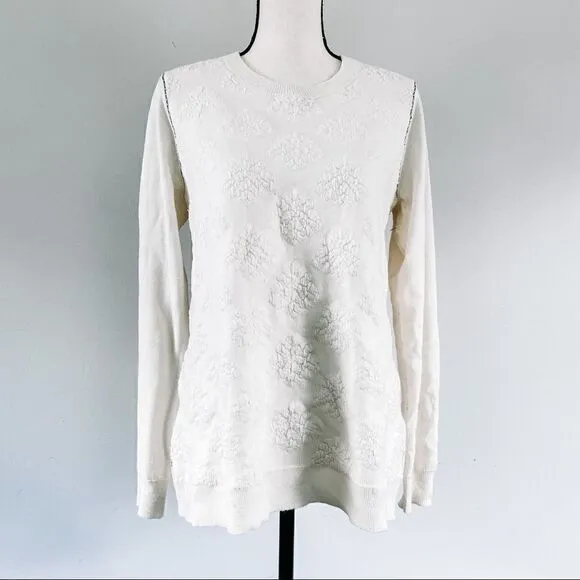 Lela Rose Textured Cashmere Sweater