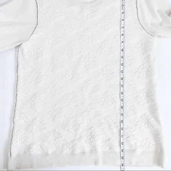 Lela Rose Textured Cashmere Sweater