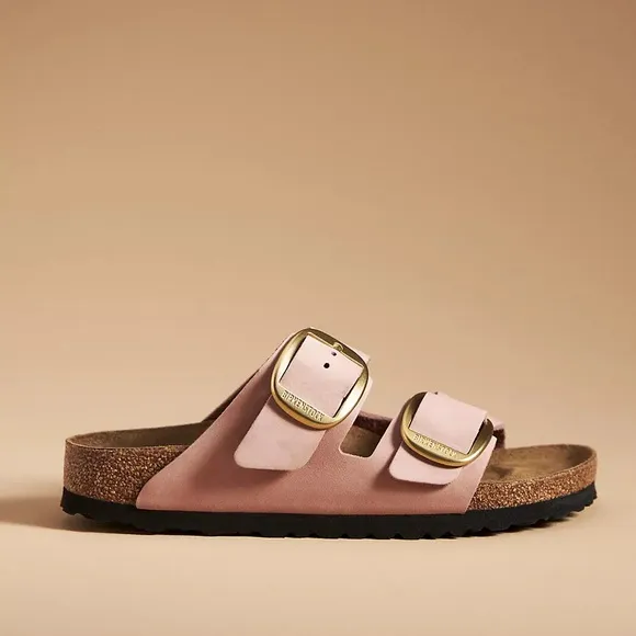 LIKE NEW BIRKENSTOCK BIG BUCKLE Arizona Nubuck Sandals!