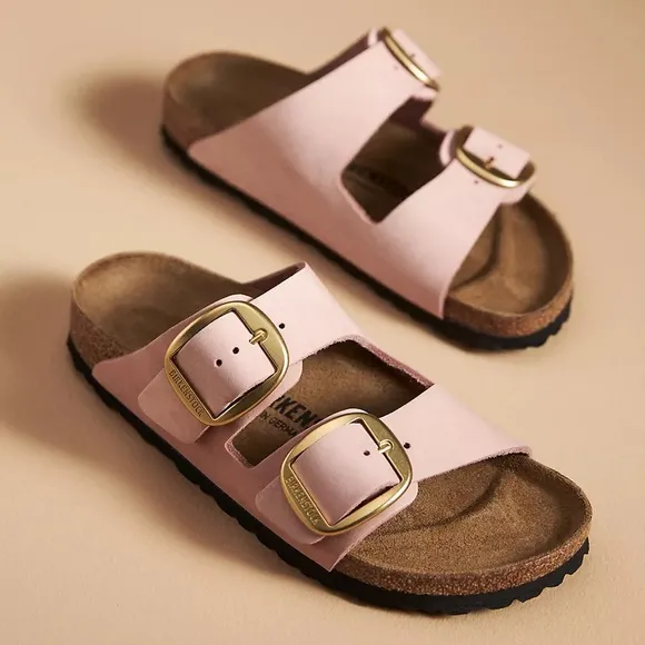LIKE NEW BIRKENSTOCK BIG BUCKLE Arizona Nubuck Sandals!