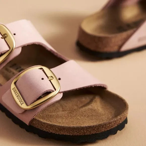 LIKE NEW BIRKENSTOCK BIG BUCKLE Arizona Nubuck Sandals!