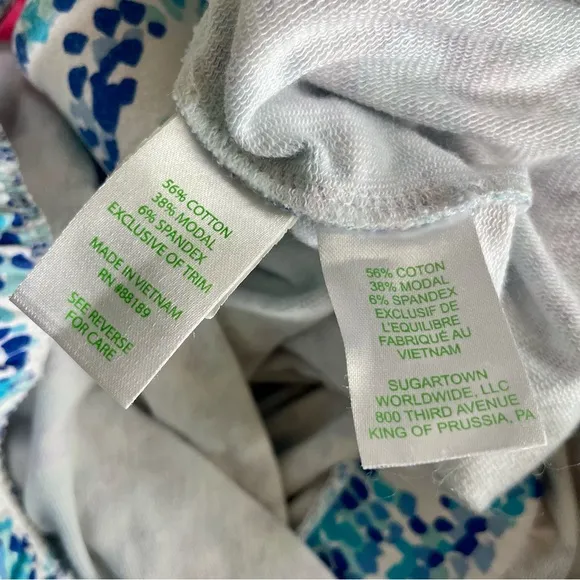 LILLY PULITZER Jace Romper blue size large