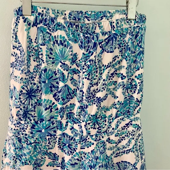 LILLY PULITZER Jace Romper blue size large