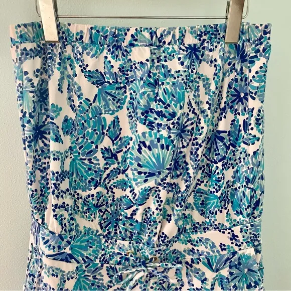 LILLY PULITZER Jace Romper blue size large