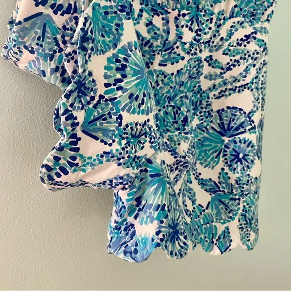 LILLY PULITZER Jace Romper blue size large