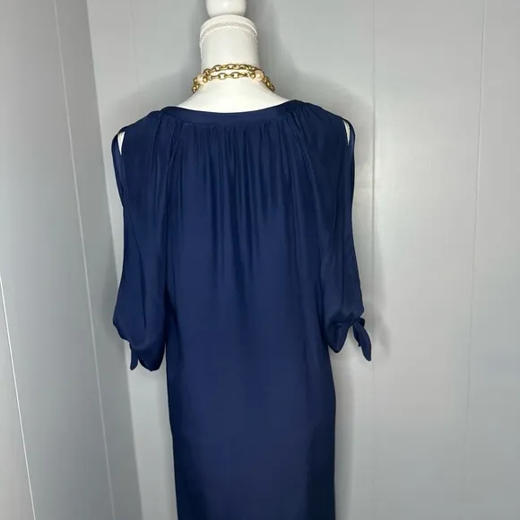 Lilly Pulitzer Navy Embroidered Tunic Dress Size S – Resort Wear Boho Chi
