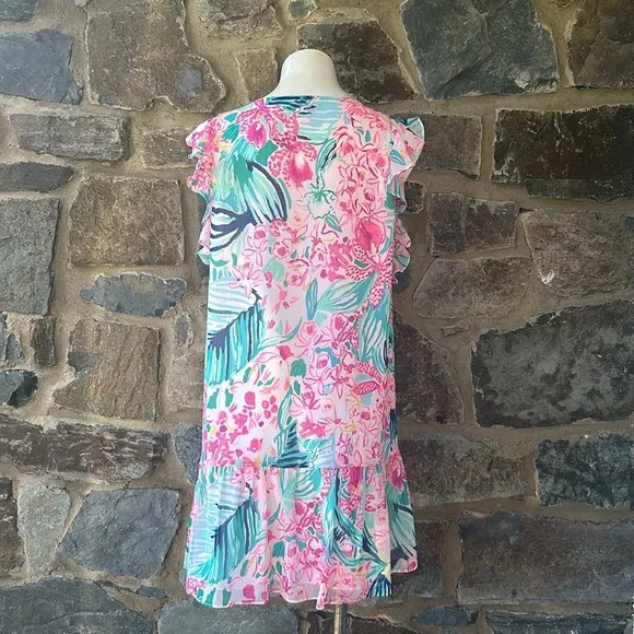 Lilly Pulitzer Nora Dress Multi Via Flora Size Medium