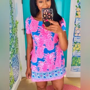 Lilly Pulitzer NWT Blanca Stretch Romper Little Flamenco $188 Size 00