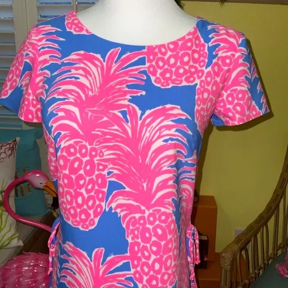 Lilly Pulitzer NWT Blanca Stretch Romper Little Flamenco $188 Size 00