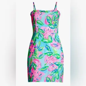 Lilly Pulitzer NWT Brenda Stretch Dress Totally Blossom $168 Size 0,4