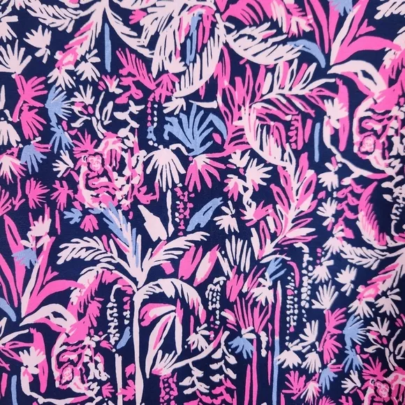 Lilly Pulitzer Preppy Sophie Ruffle UPF 50  Dress In Swing Of Things Medium
