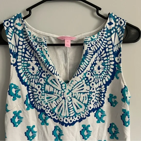 Lilly Pulitzer Sea Turtle &amp; Fish Print Sleeveless Dress – Size XS