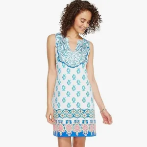Lilly Pulitzer Sea Turtle &amp; Fish Print Sleeveless Dress – Size XS