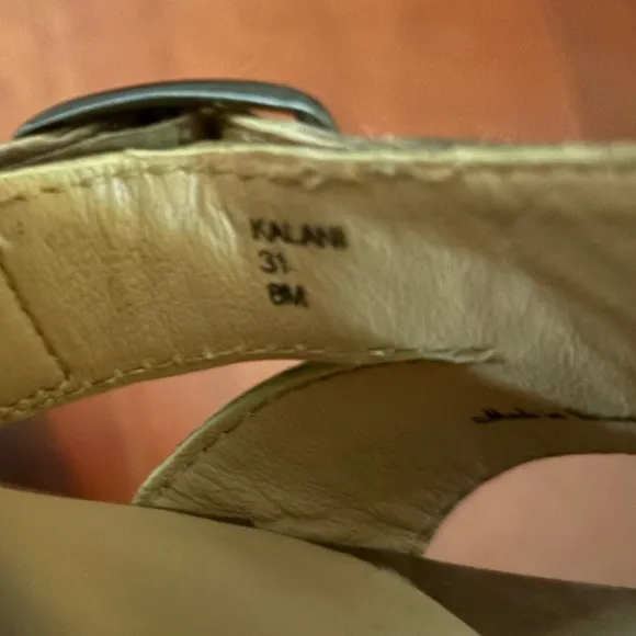 Lisa for Donald J Pliner Brown Kalani wedge sandals