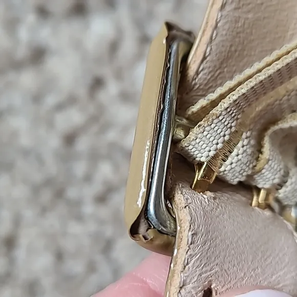 L.K.Bennett 'Sliver' Taupe Patent Sandals ASO Kate Middleton