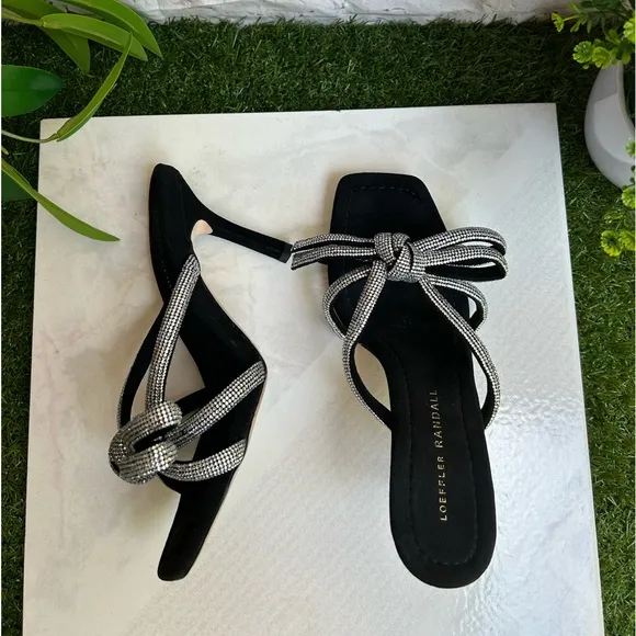 Loeffler Randall Margi sandals forWomen size 6 - Black gently used