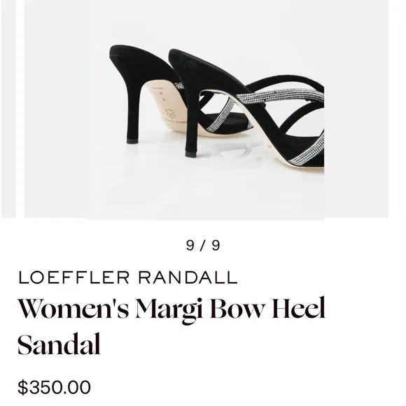 Loeffler Randall Margi sandals forWomen size 6 - Black gently used