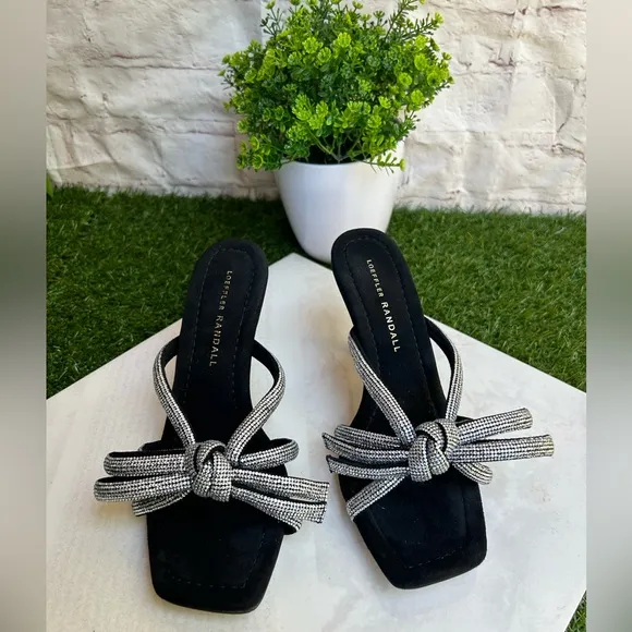 Loeffler Randall Margi sandals forWomen size 6 - Black gently used