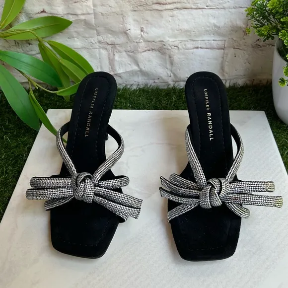 Loeffler Randall Margi sandals forWomen size 6 - Black gently used
