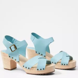 Loft Criss Cross Leather Sandals Size 8.5