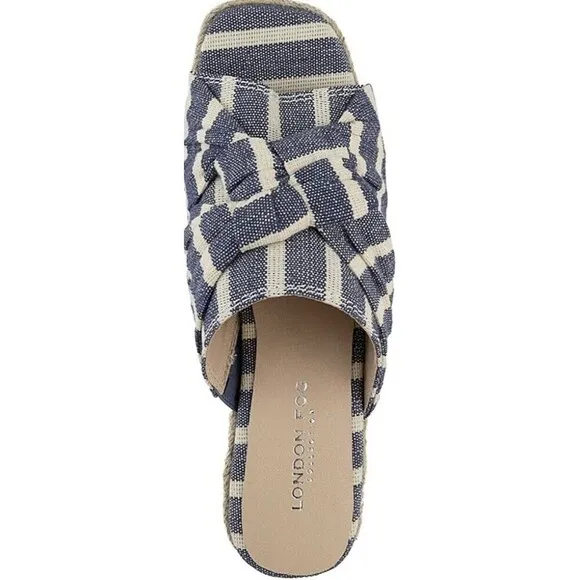 LONDON FOG Women's Heidi Espadrille Platform Wedge Sandals  Size 9.5M