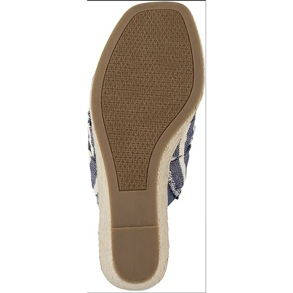 LONDON FOG Women's Heidi Espadrille Platform Wedge Sandals  Size 9.5M