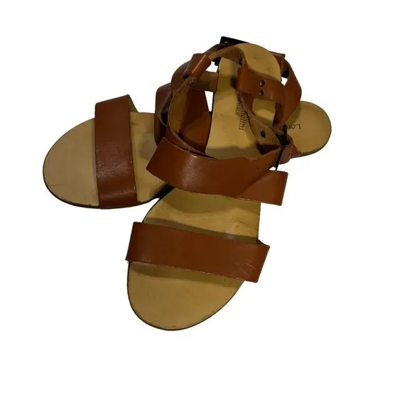 Lorenzo Chelini Leather Sandals, Size 41 (10)