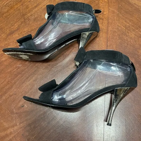 Loriblu sandals heels suede black
