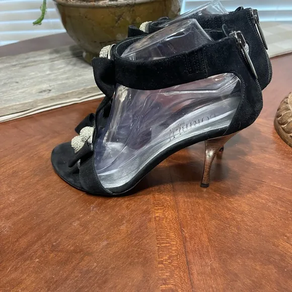 Loriblu sandals heels suede black