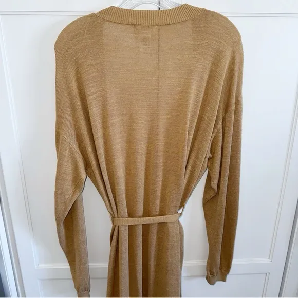 L*SPACE AZORES DUSTER LINEN BLEND SZ M/L LAGENLOOK POOL VACATION