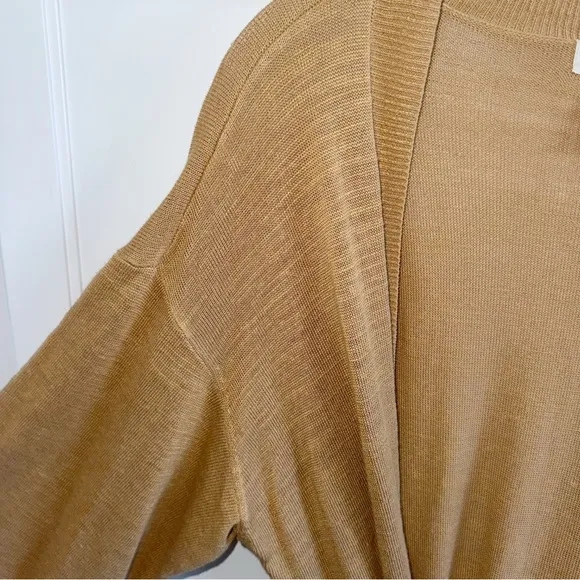 L*SPACE AZORES DUSTER LINEN BLEND SZ M/L LAGENLOOK POOL VACATION