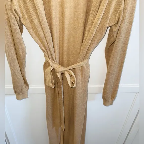 L*SPACE AZORES DUSTER LINEN BLEND SZ M/L LAGENLOOK POOL VACATION