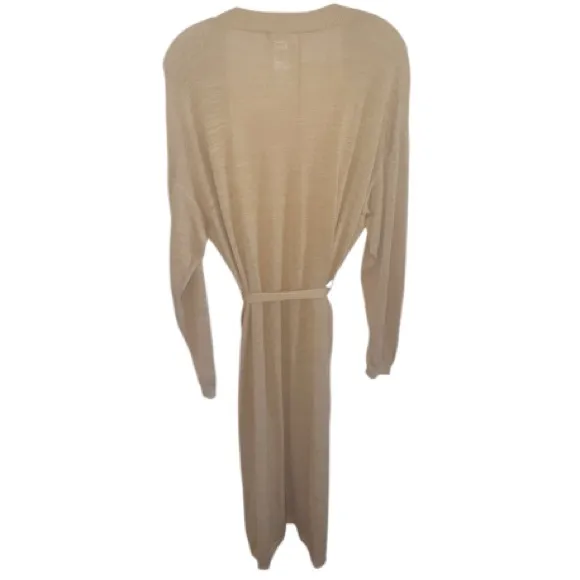 L*SPACE AZORES DUSTER LINEN BLEND SZ M/L LAGENLOOK POOL VACATION