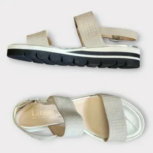 Luca Grossi Lafayette Rhinestone Slingback Sandals Size 9