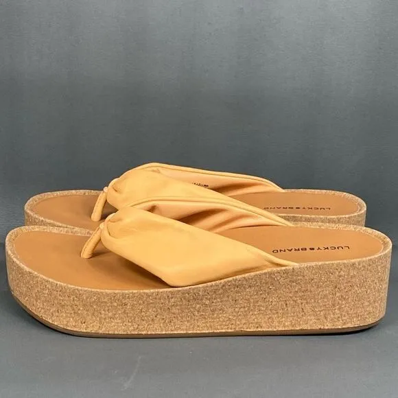 LUCKY BRAND Women's Lellina Platform Sandals size 10 (new without box)