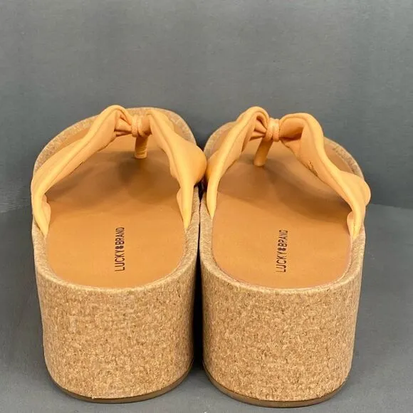 LUCKY BRAND Women's Lellina Platform Sandals size 10 (new without box)
