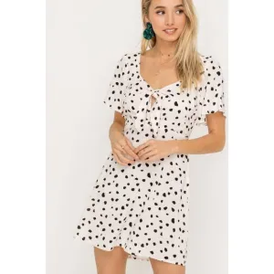 Lush Front Knot Dress