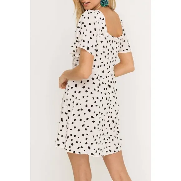 Lush Front Knot Dress