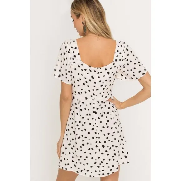 Lush Front Knot Dress
