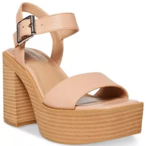 MADDEN GIRL Grandview Stacked Wooden Platform Sandals