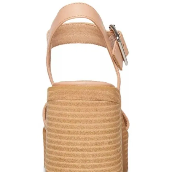 MADDEN GIRL Grandview Stacked Wooden Platform Sandals
