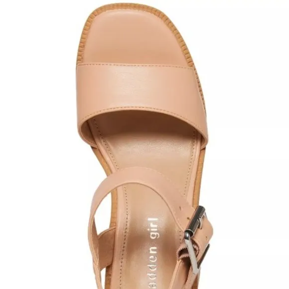 MADDEN GIRL Grandview Stacked Wooden Platform Sandals