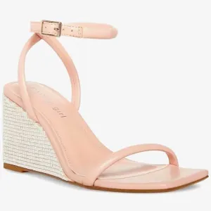 Madden Girl Monet Ankle-Strap Rhinstone Wedge Sandals - Blush - size 10m