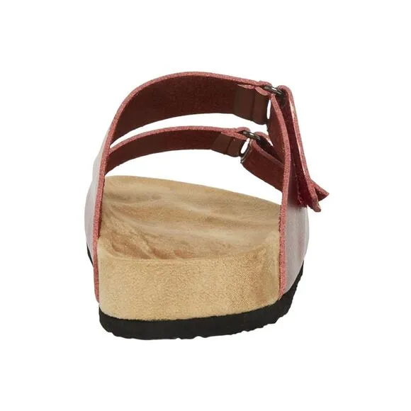 Madden Men's Tisson Double Strap Slide Sandals Cognac Size 8 1/2