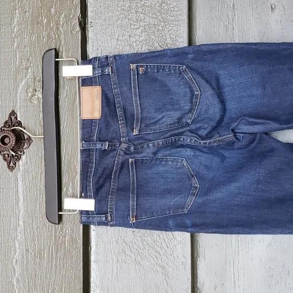 MADEWELL 9&quot; High-Rise Skinny Jeans Larkspur Wash TENCEL Denim sz 26 Women's