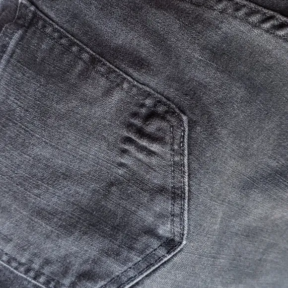 MADEWELL 9&quot; Mid-Rise Skinny Jeans Black Sea sz 25 Women's Casual Ripped Denim